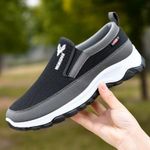 product_image_name-Fashion-Mark Casual Slip-on Shoes - Black-1