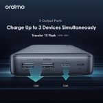 product_image_name-Oraimo-Oraimo 20000mAh 12W Fast Charging Type-C In & Out Torch Power Bank OPB-1201-4