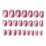 product_image_name-Generic-24pcs Finger Nails & 24pcs Toe Purple Aurora Chrome Press On Nails-5