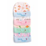 4 Pack Newborn Baby Multicolour Cap 