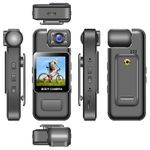 Generic LoopMart Body Camera with 180° Rotating Lens, WiFi Connectivity, LCD Display, Night Vision, Mobile App Support, Wireless Video Recording, Black - image 5