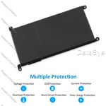 DELL Chromebook 11 3189 Series Laptop Battery: (11.4V 42Wh). Compatible Part/Model Codes - 51KD7 - image 3