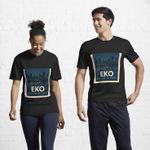 Black Eko Never Sleeps Lagos Unisex T Shirt Nigerian City Lifestyle Wear