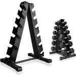 Generic Dumbbell Rack – 6-Tier Heavy-Duty Steel Weight Stand