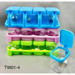 Multipurpose spice rack and condiments container (comes in any of the display colours) W