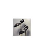 Slingback with braided/knotted crystal 