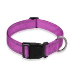 Generic Adjustable Pet Collar & Leash Set - 2Pcs Reflective Nylon Night Safety Dog Rope (Khaki XL) - image 7