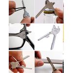 Generic Outdoor Multi-Functional Keychain Multi-Tool 6-in-1 Folding Mini Knife. - image 2