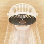 product_image_name-Dp-Rechargeable Table Fan - Electric Air Cooling Rechargeable Fan + LED Light -5