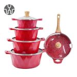 product_image_name-Generic-Granite 10 Sets Non-stick Die Cast Cookware And Pot-2