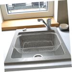 Generic Stainless Steel Mesh Basket - Rectangular Strainer Colander for Fruits and Vegetables, Multi-Function Kitchen Tool - image 5