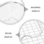 Generic Stainless Steel Mesh Basket - Rectangular Strainer Colander for Fruits and Vegetables, Multi-Function Kitchen Tool - image 7