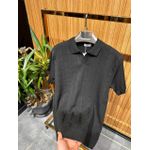 Men's Plain Short Sleeve Shirts-black