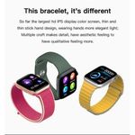 Generic Full Touch Screen Smart Bluetooth Call Smartwatch - For Android and iOS - White - image 3