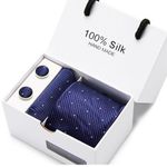 Fashion Men Luxury Business Tie 3pcs/Set +Gift Box - image 4