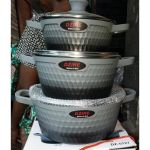 3 Pieces Die-Cast Pot Set  -Arsh