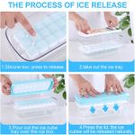 Generic Silicone Ice Cube Tray For Freezer - image 4