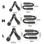 Generic 1Pair S-Type Push Up Bars Push-ups Handles Push Up Stand Bar - image 7