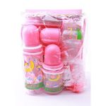 Uni Com Baby Gift Set - 3 Feeders + Brush +Bib+Clips Etc