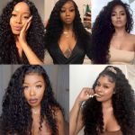 product_image_name-Fashion-24 Inch Premium Curly Bundles 3-Piece Set - Soft Bouncy Deep Curl Black Hair Extensions-2