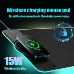 Generic 15W RGB Gaming Wireless Charging Mousepad