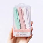 Generic 3 Pieces Of Facial Eyebrow Trimmer, Safe And Foldable - image 5