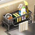 : Multi-Function Kitchen Sink Caddy And Sponge Holder Storage Rack