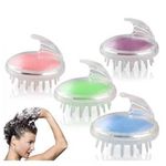 Generic Silicone Hair And Scalp Massager/Cleaning Brush/Scrubber-4units