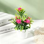 Generic 6 pcs artificial plants, artificial greenery potted plants, home decorations, tabletop decorations, shooting props,Small potted plants - image 5