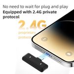 Basix Wireless Microphone Wireless Lavalier Microphone for Android Intelligent Noise Reduction For Live Streaming Vlog Recording Interview Shooting - image 6