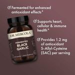 product_image_name-Dr Mercola- Fermented Black Garlic 400 mg, 60 Capsules-4