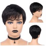 product_image_name-Generic-Hair Wig Soft And Short Hair Wig - Black-1