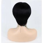 product_image_name-Generic-Hair Wig Soft And Short Hair Wig - Black-2