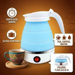 Generic Collapsible Electric Kettle - Silicone Mini Portable Foldable Kettle for Home Travel Office