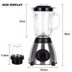 Generic 2L + 500ml Multi-Function Blender & Food Grinder – Ice Crushing, Frozen Fruit, Meat & Spice Processing, Powerful Kitchen Mixer - image 8