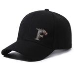 New Casual Design Face Cap: Black 