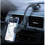 Generic Car Mobile Phone Holder Adjustable 360 Degree Rotation and Strong Suction Cup Base