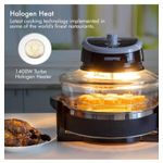 product_image_name-Geepas-Turbo 17L Halogen Oven With Extender Ring - 1400W-4