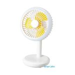 product_image_name-Dp- Rechargeable (4000mAh) Table Fan  With LED LIGHT-7632-1