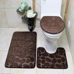 product_image_name-Generic-3-piece purple non-slip shaggy toilet mat set.-3