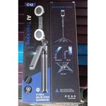 C12 AI Tracking Selfie Stick Quadrupod, featuring automatic face tracking technology for hands-free video recording.
