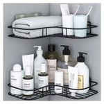 Corner Racks Bathroom Shelf Iron Wall Mounted -1Pcs