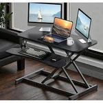 Sit-stand desk converter