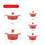 Generic 10PCS AMERICAN TAURUS MARBLE DIE-CAST QUEEN TIME COOKING POT - image 3