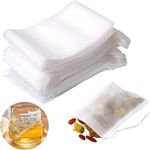 Generic Disposable Tea Bags for Loose, 200pc Leaf Tea Drawstring Empty Tea Bag