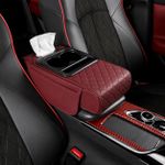 Generic Premium Car Center Armrest with Dual Cup Holder & Tissue Box - image 5