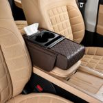 Generic Premium Car Center Armrest with Dual Cup Holder & Tissue Box - image 6