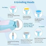 product_image_name-Generic-6-in-1 Baby Nail Trimmer With LED Light Electric Nail -3
