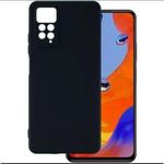 Redmi Note 11 Pro Silicon Protective Back Case- Black