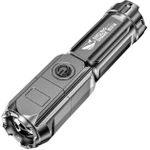 Generic ABS Strong Light Focusing Flashlight Outdoor Portable Home Common Flashlight Distribution Flashlight Camping Lights Flash Light - image 8